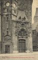Aachen, Nordrhein-Westfalen/Rathaus, Seitenportal am karolingischen Turm