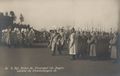 Einweihung des Vlkerschlachtdenkmals 1913: Prinzregent Ludwig schreitet Ehrenkompanie ab