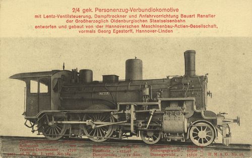 2/4 gek. Personenzug-Verbundlokomotive
