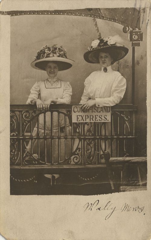 Coney-Island Express, Portrt zweier Damen