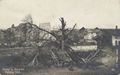Feldzug 1914: Zerstrte Kirche in Doutrien