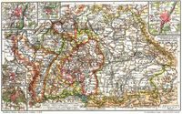 Bayern, Wrttemberg, Baden und Elsass-Lothringen. I. (Karten)
