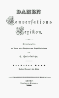 Damen Conversations Lexikon, Band 6. [o.O.] 1836