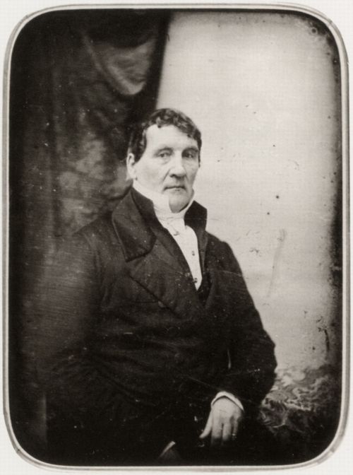 Deutscher Photograph um 1845: Portrt des Komponisten Ludewig Spohr (1784-1859)