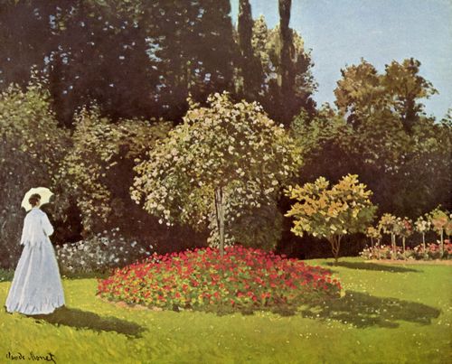 Monet, Claude: Frau im Garten