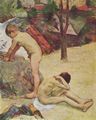 Gauguin, Paul: Badende bretonische Knaben