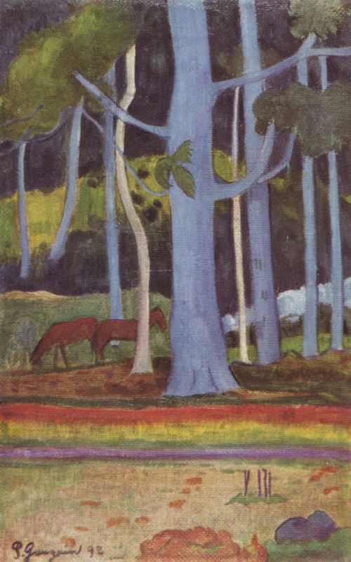 Gauguin, Paul: Landschaft auf Tahiti