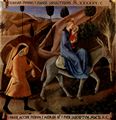 Angelico, Fra: Bildzyklus zu Szenen aus dem Leben Christi fr einen Schrank zur Aufbewahrung von Silbergeschirr, Szene: Flucht nach gypten