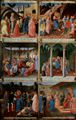 Angelico, Fra: Bildzyklus zu Szenen aus dem Leben Christi fr einen Schrank zur Aufbewahrung von Silbergeschirr, Szenenfolge