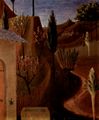 Angelico, Fra: Bildzyklus zu Szenen aus dem Leben Christi fr einen Schrank zur Aufbewahrung von Silbergeschirr, Szene: Christus im Garten Gethsemane, Detail: Landschaft