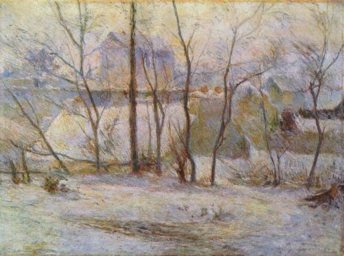 Gauguin, Paul: Garten im Schnee