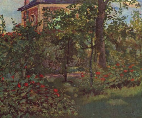 Manet, Edouard: Eine Ecke im Garten von Bellevue