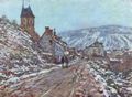 Monet, Claude: Strae nach Vtheuil im Winter