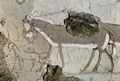 gyptischer Maler um 1430 v. Chr.: Grabkammer eines Unbekannten, Szene: Esel