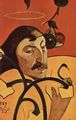 Gauguin, Paul: Symbolistisches Selbstportrt mit Heiligenschein
