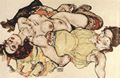 Schiele, Egon: Zurckgelehnte Frau