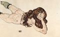 Schiele, Egon: Liegender weiblicher Akt