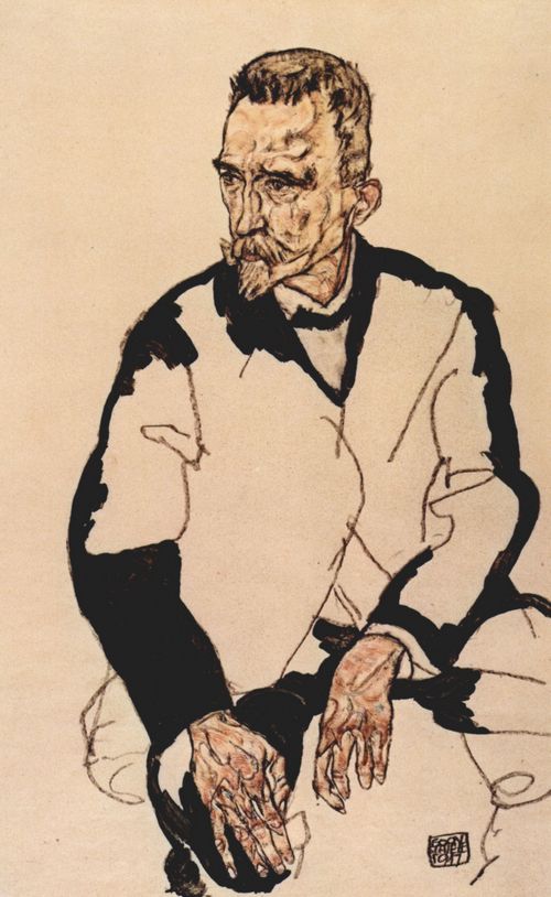 Schiele, Egon: Portrt des Heinrich Benesch