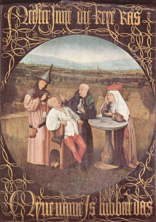 Bosch, Hieronymus: Die Heilung vom Wahnsinn (Die Steinoperation)