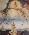 Bosch, Hieronymus: Heuwagen,Triptychon, linker Flgel: Das irdische Paradies, Detail