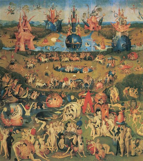Bosch, Hieronymus: Der Garten der Lste, Mitteltafel: Der Garten der Lste