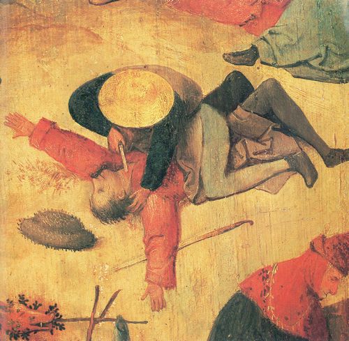 Bosch, Hieronymus: Heuwagen, Triptychon, Mitteltafel: Der Heuwagen, Detail