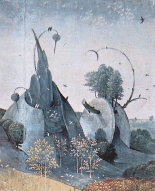 Bosch, Hieronymus: Der Garten der Lste, linker Flgel: Die Schpfung, Detail