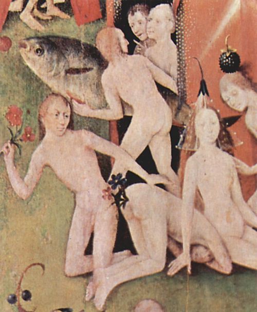 Bosch, Hieronymus: Der Garten der Lste, Mitteltafel: Der Garten der Lste, Detail