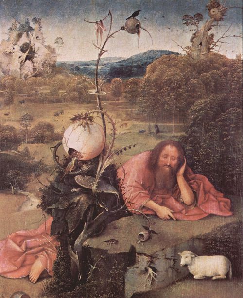 Bosch, Hieronymus: Meditierender Hl. Johannes der Tufer