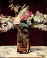 Manet, Edouard: Stillleben, Flieder und Rosen