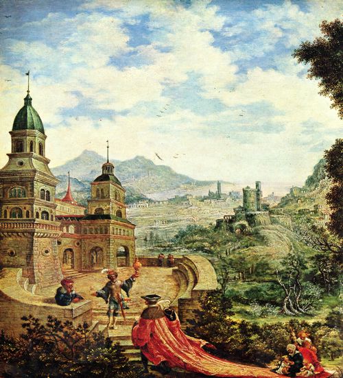 Altdorfer, Albrecht: Der Hoffart sitzt der Bettel auf der Schleppe