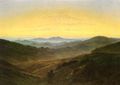 Friedrich, Caspar David: Landschaft im Charakter des bhmischen Mittelgebirges (Landschaft mit Motiven aus dem Riesengebirge)