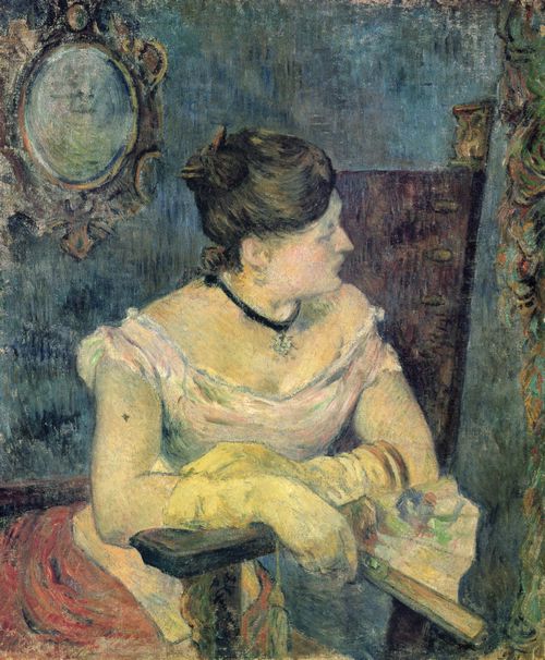 Gauguin, Paul: Portrt der Mme Gauguin im Abendkleid