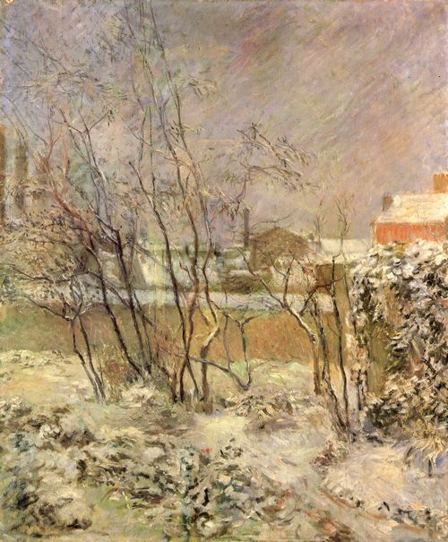 Gauguin, Paul: Schnee in der Rue Carcel