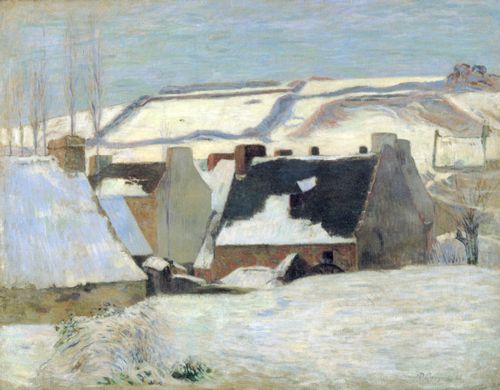 Gauguin, Paul: Bretonisches Dorf im Schnee