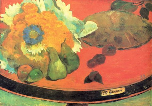 Gauguin, Paul: Stillleben » la fte Gloanec«