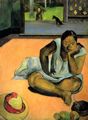 Gauguin, Paul: Die Schmollende (Te faaturuma)