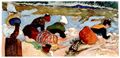Gauguin, Paul: Wscherinnen in Arles