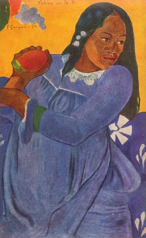 Gauguin, Paul: Tahitierin mit Mango