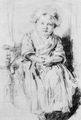 Watteau, Antoine: Auf einem Stuhl sitzendes Kind