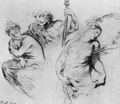 Watteau, Antoine: Ariadne, Bacchus und Venus