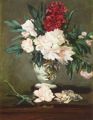 Manet, Edouard: Stillleben, Vase mit Pfingstrosen