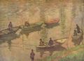 Monet, Claude: Fischer auf der Seine bei Poissy