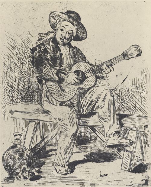 Manet, Edouard: Der Gitarrenspieler