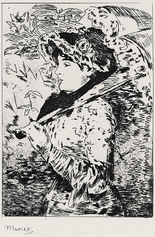 Manet, Edouard: Jeanne (Portrt der Jeanne Demarsy)