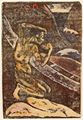 Gauguin, Paul: Trinkender Fischer neben seinem Boot