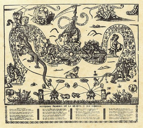 Abadal, Pere: Illustration zum »Buch von den vier letzten Dingen« des Karthusermnchs Dionysius, Erstens: Der Tod
