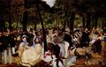 Manet, Edouard: Musik im Tuileriengarten