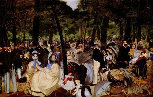 Manet, Edouard: Musik im Tuileriengarten