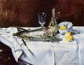 Manet, Edouard: Stillleben mit Lachs